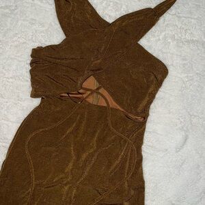 Halter bodycon dress